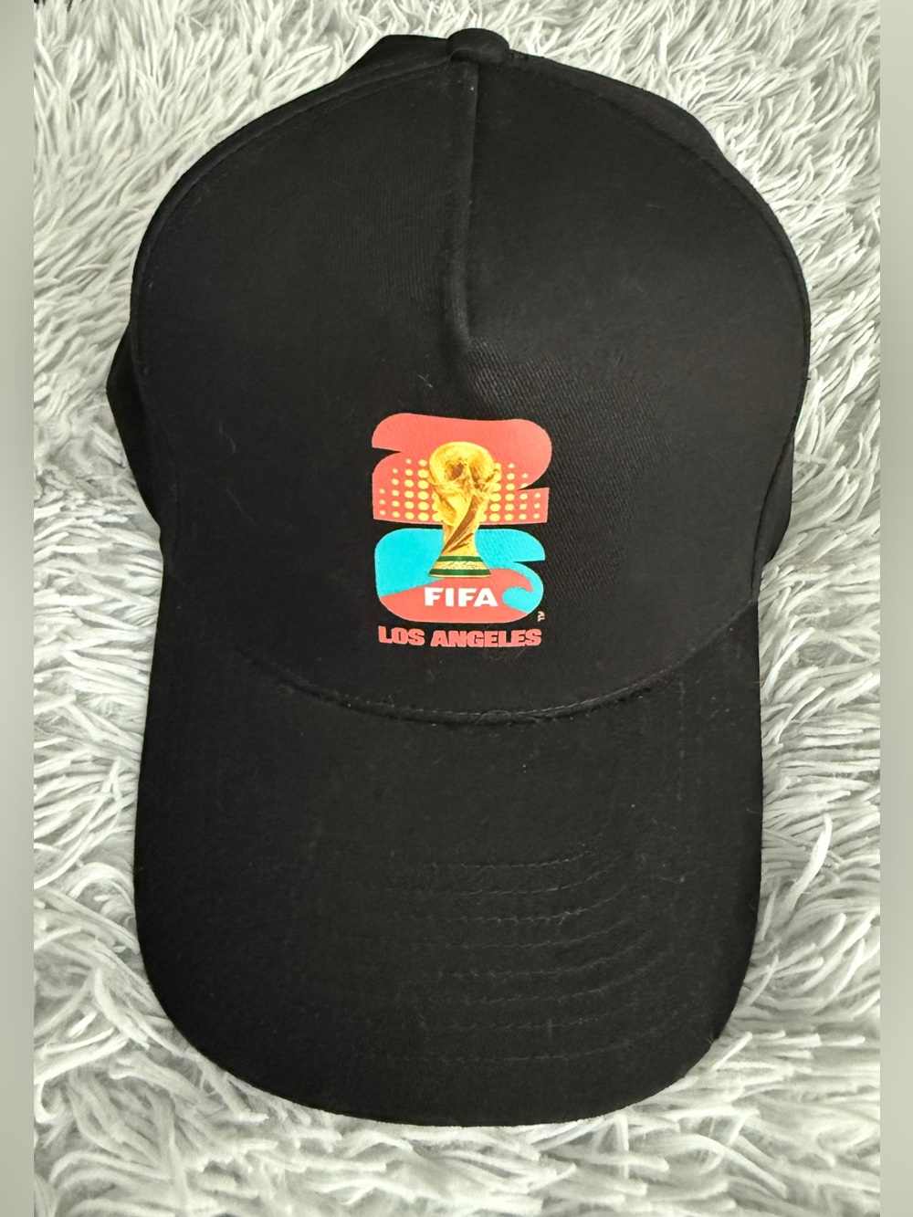 NWOT FIFA World Cup 2026 Los Angeles Black Adjustable Cap Hat